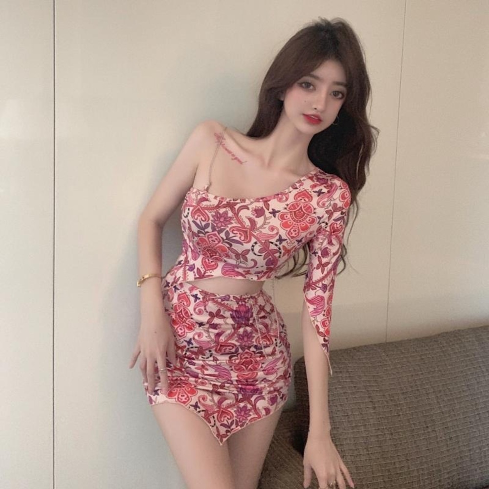 new two piece mini dress